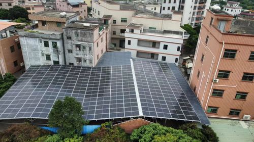 نیروگاه خورشیدی 123.28kw در دونگوان چین نصب شد
