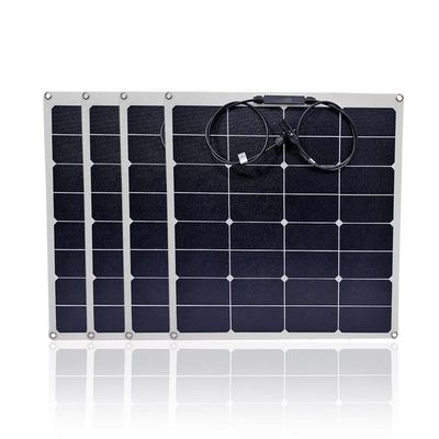قیمت خوب پانل خورشیدی سلول انعطاف پذیر فوق نازک 50w 55w 60w 100w 110w برای سقف قایق های RV آنلاین