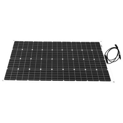 قیمت خوب نیمه انعطاف پذیر 110W 12V شارژر پانل خورشیدی مونو از شبکه جدا می شود آنلاین