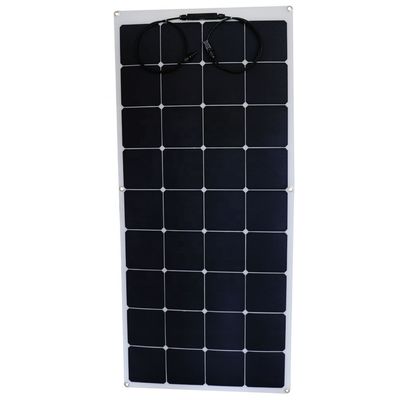 قیمت خوب پانل خورشیدی تک کریستال انعطاف پذیر 120 وات سبک برای RV ها کامیون ها چادر اقیانوس آنلاین