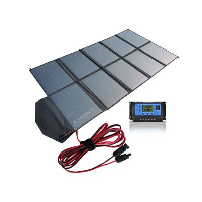 قیمت خوب کیت پنل خورشیدی تاشو 250 وات شارژر خورشیدی تاشو 12 ولت با پورت USB آنلاین