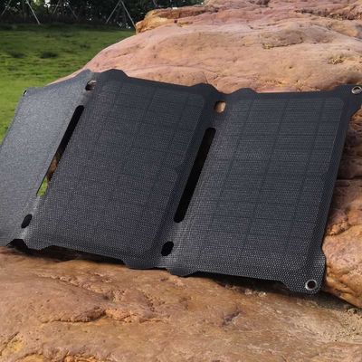 قیمت خوب 14W 21W 28W شارژر پنل خورشیدی کوچک کمپینگ در فضای باز پنل ژنراتور خورشیدی قابل حمل آنلاین