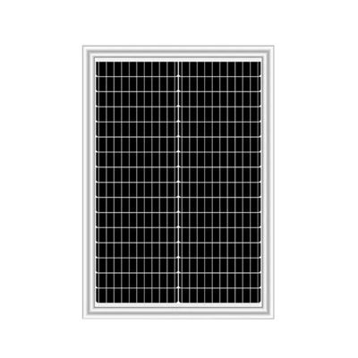 قیمت خوب پانل خورشیدی یک کریستالی 50 وات با ولتاژ سیستم حداکثر 500 ولت آنلاین