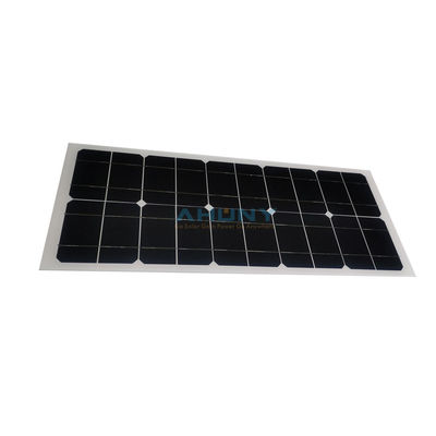 قیمت خوب پانل خورشیدی تک کریستالی پانل خورشیدی شیشه ای 30W 35w خروجی برق برای پروژه سیستم هوشمند ایستگاه شارژ موبایل آنلاین