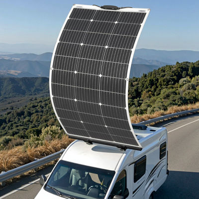 قیمت خوب پانل خورشیدی انعطاف پذیر بسیار سبک 100w 120w 150w 170w 200w 300w 400w آنلاین
