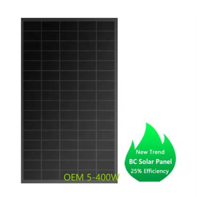 قیمت خوب Factory Wholesale 26% High Efficiency Solar Panels HPBC Pv Module 50W 100W 200W 300W 400W Best Quality Glass Solar Panel for Roof Rv Boat Yacht  آنلاین