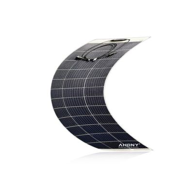 100 وات پانل خورشیدی مونو ماژول خورشیدی PV نیمه انعطاف پذیر Rv سیستم انرژی خورشیدی