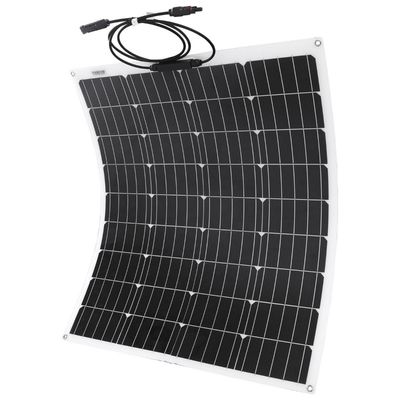 پانل های انعطاف پذیر خورشیدی مونو 150W Ce Rohs یک سلول مونو درجه برای اتومبیل هوشمند RV قایق یاخت