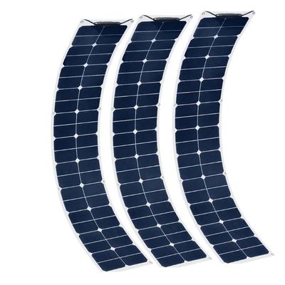قیمت خوب ۲۲ وات انرژی خورشیدی پنل خورشیدی انعطاف پذیر با تماس مجدد سلول خورشیدی برای وسایل نقلیه RV موتور آنلاین