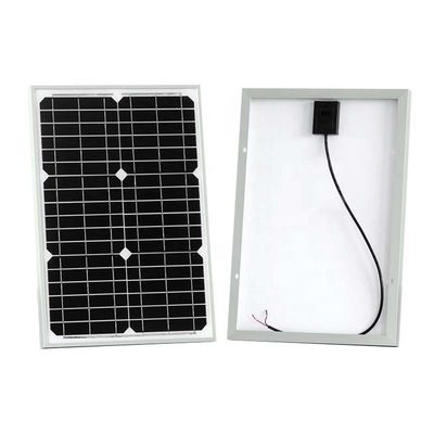 قیمت خوب OEM 20 وات پانل خورشیدی تک کریستال انرژی خورشیدی پانل سلول خورشیدی فتوولتائیک برای قایق ATV RV تریلر دریایی اسنوموبیل آنلاین