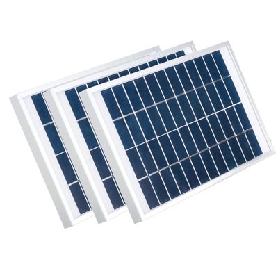 قیمت خوب پانل خورشیدی شیشه ای کوچک 5w 12v سلول خورشیدی پلی کریستال برای نور LED آنلاین
