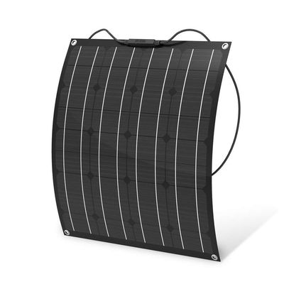قیمت خوب ETFE 100W 200W 18V پانل خورشیدی نیمه انعطاف پذیر تک کریستال برای کمپینگ RV آنلاین