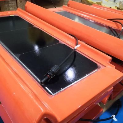 قیمت خوب 18w 161mm کاشی های سقف انرژی خورشیدی دو طرفه سفارشی برای سیستم خورشیدی خانگی آنلاین