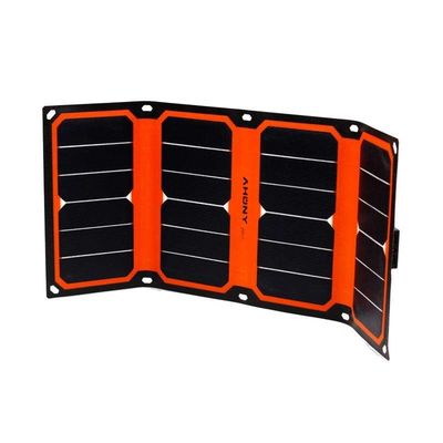 قیمت خوب ETFE ضد آب شارژر پنل خورشیدی تاشو قابل حمل کوچک دوگانه USB DC5521 آنلاین