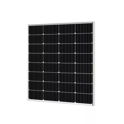 یک پنل خورشیدی شیشه ای 100W PERC HJT با 12V سبک برای سیستم خورشیدی از راه دور صنعتی IOT