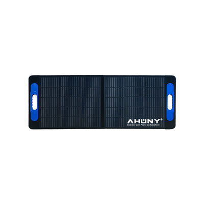 OEM ODM دستگیره ماندگار سیستم پنل خورشیدی قابل حمل 100w CE ROHS در خارج از خانه بسته بندی پنل خورشیدی کیت برای RV کمپینگ سقف