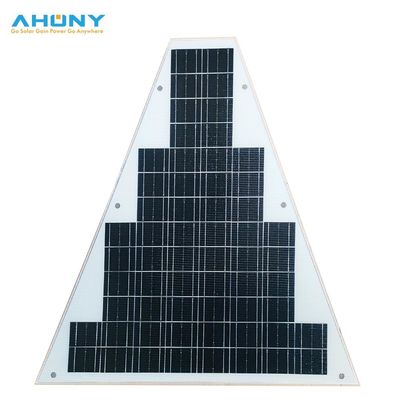 پانل خورشیدی تراپیز 30w سفارشی دور مربع مستطیل bouy pv ماژول برای میز درخت خورشیدی بنک اتوبوس نور شارژ