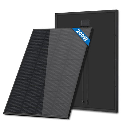 قیمت خوب 7 لایه ساخت 200W پانل خورشیدی فتوولتائیک تک کریستال برای ماشین خانه بالکن سیستم باغ شید قایق آنلاین