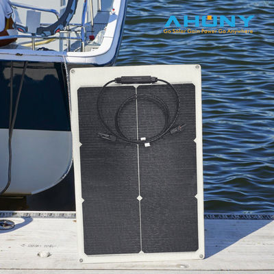 پانل خورشیدی نیمه انعطاف پذیر با کارایی بالا 250 وات - درجه فوق العاده ریز دریایی برای قایق ها، قایق سواری و کمپینگ