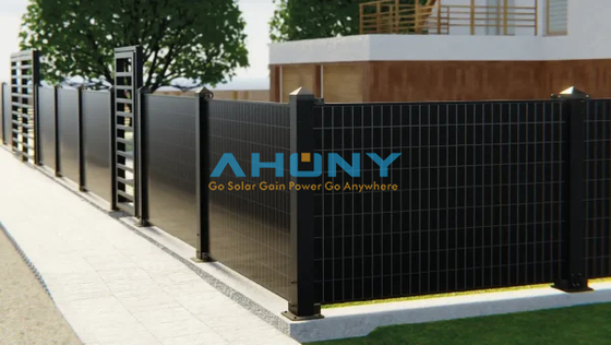 قیمت خوب سیستم حصار خورشیدی دو منظره عمودی نیروگاه ماژول خورشیدی PV برای خانه کشاورزی استخر شنا آنلاین