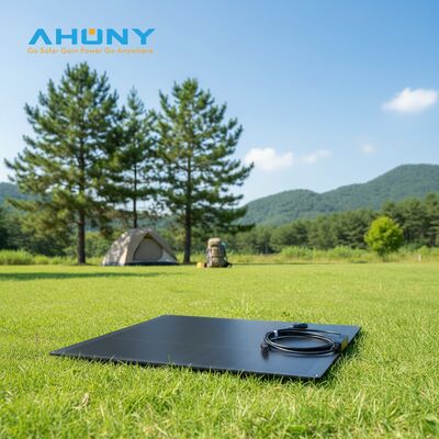 قیمت خوب پنل خورشیدی انعطاف پذیر 75 وات 18 ولت ETFE مشکی نازک برای شارژ باتری، دریایی، RV، کمپینگ، قایق، ژنراتور کمپینگ آنلاین